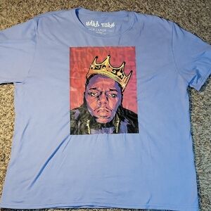 Men's Blue Graphic T-Shirt